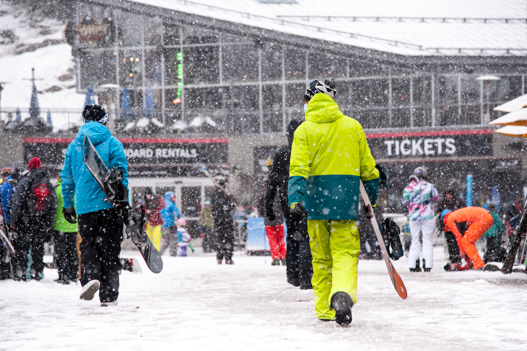 Whistler, B.C. village today. photo: Logan Swayze at Coast Mountain Photography