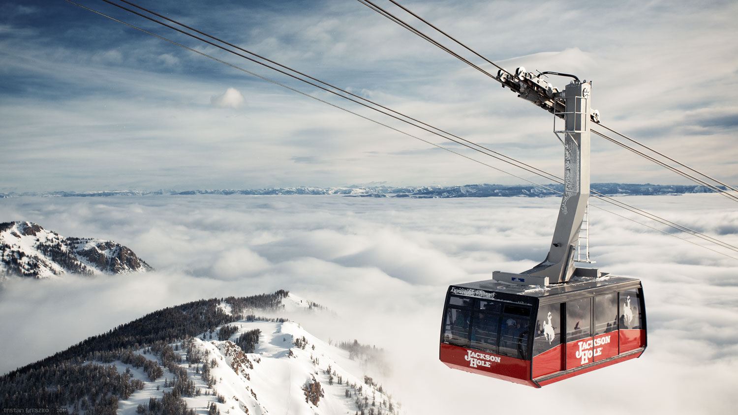 Jackson Hole, Cody peak, tram, wyoming