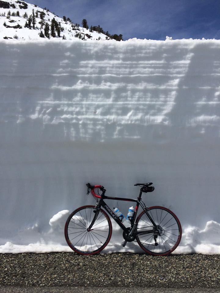 Tioga Pass, CA on April 21st, 2016. photo: sheila romane