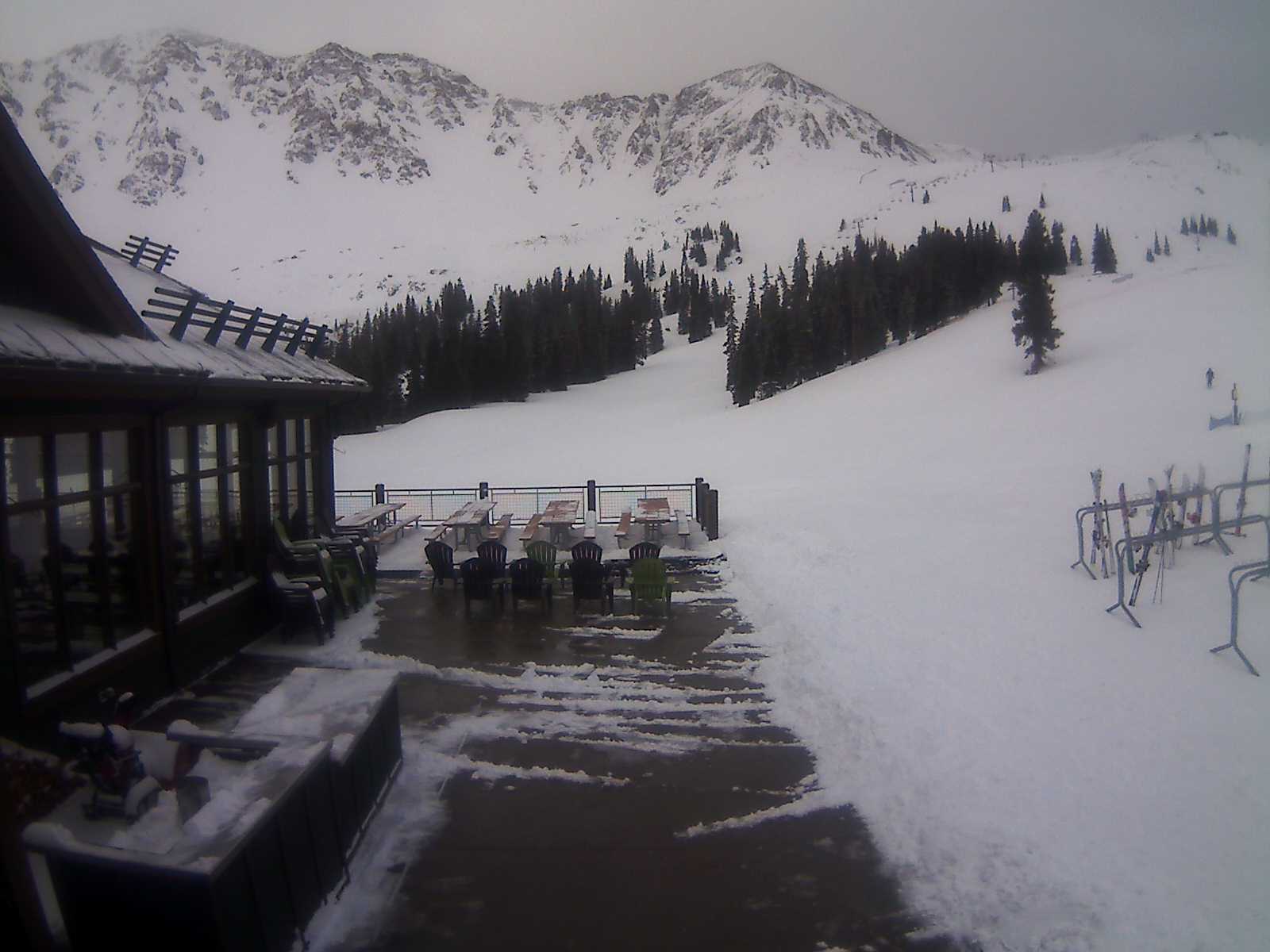 Arapahoe Basin, CO today after 4" of fresh snow. photo: a basin