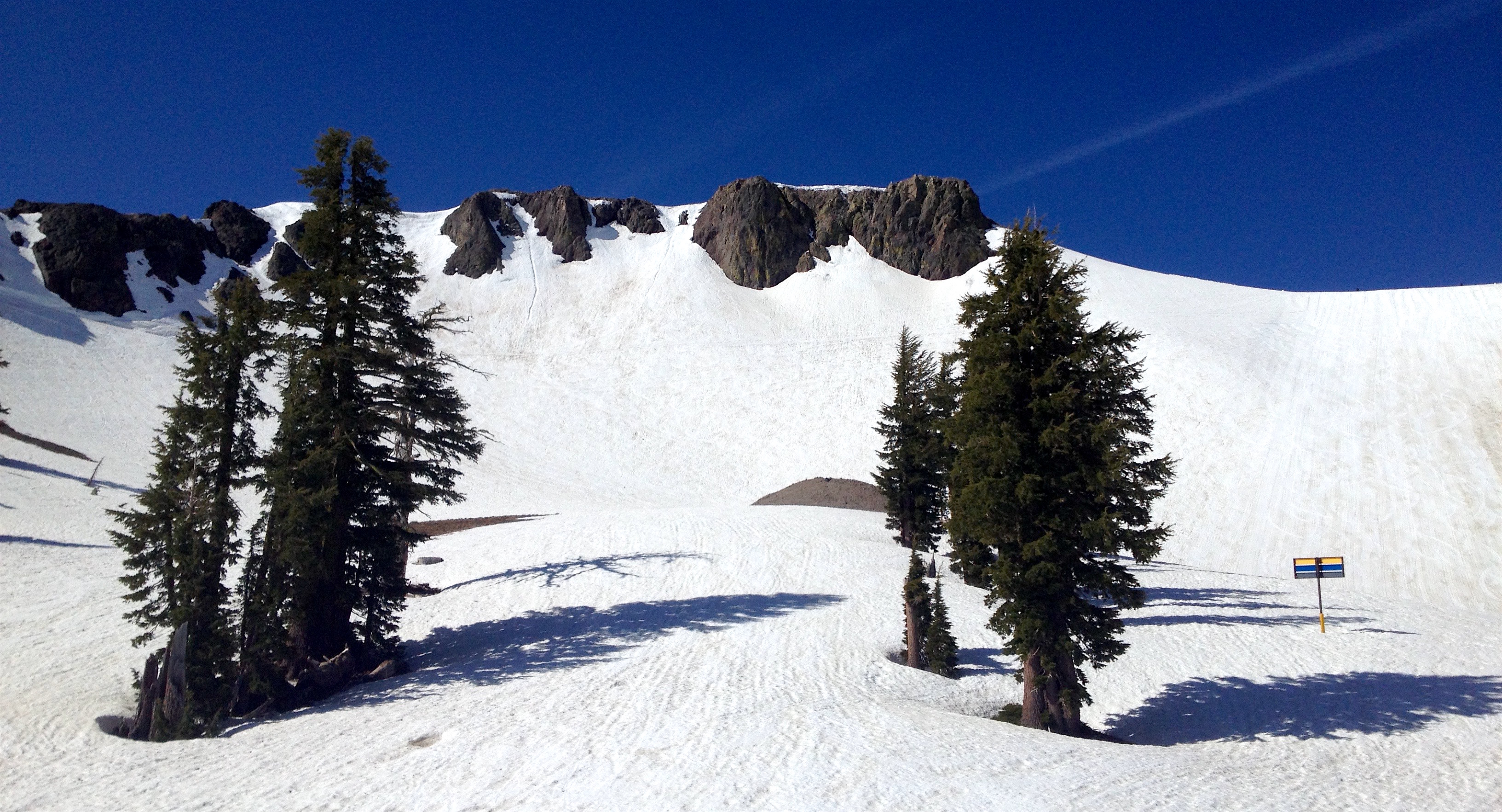 Palisades yesterday. North Bowl yesterday. photo: snowbrains