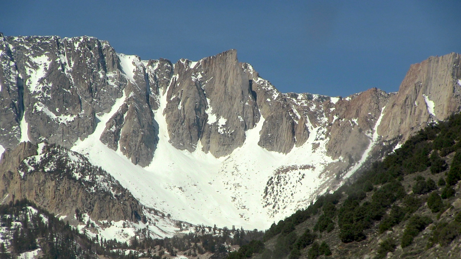 Dana Plateau chutes on May 3rd, 2014. photo: miles clark/snowbrains