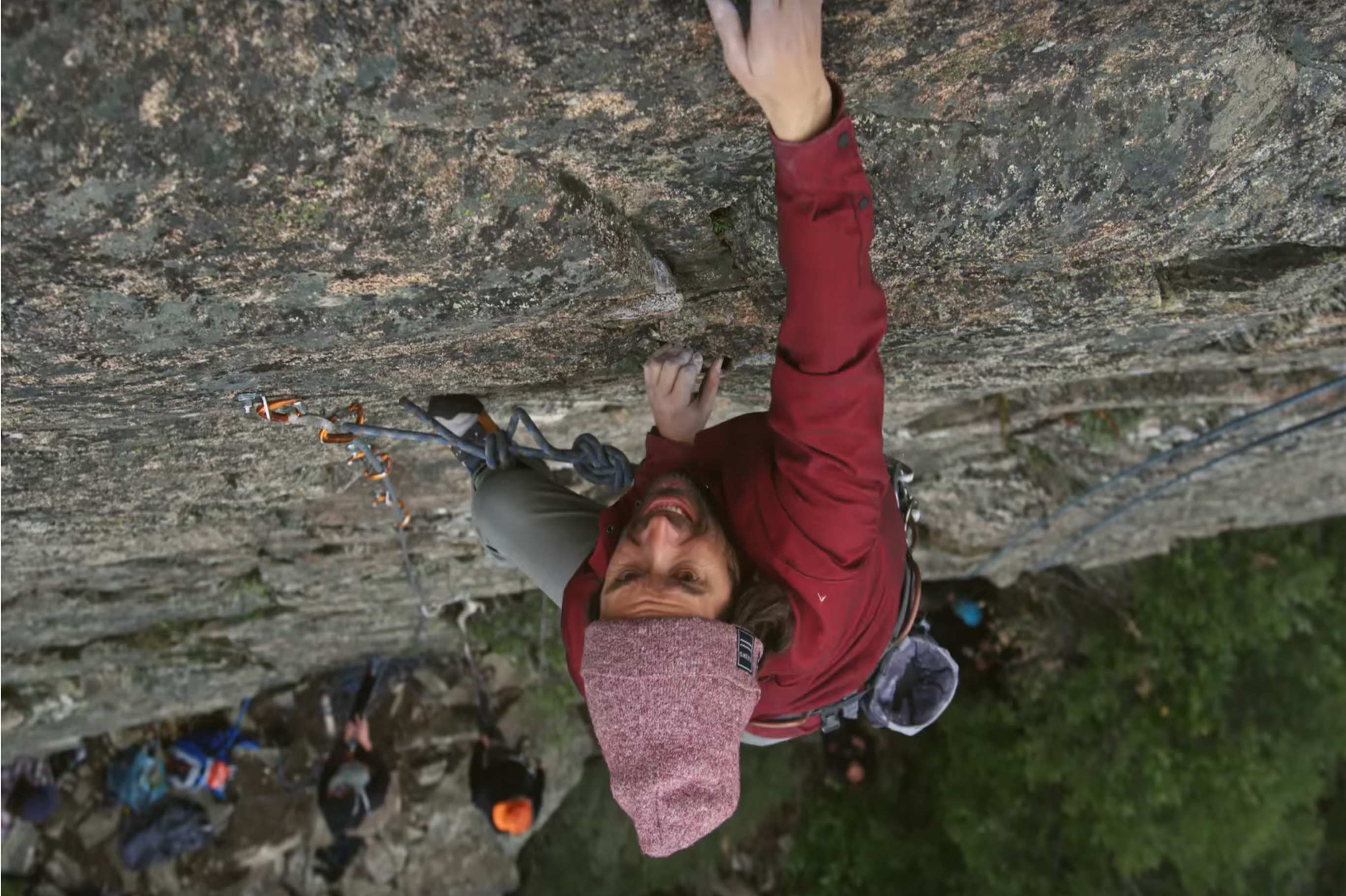 Jeremy Jones leading a route in the Sierras