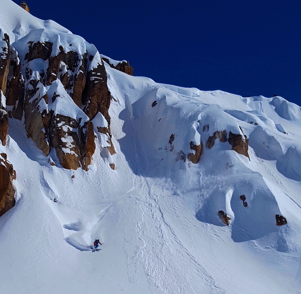 Miles coming off the spine. photo: rylan
