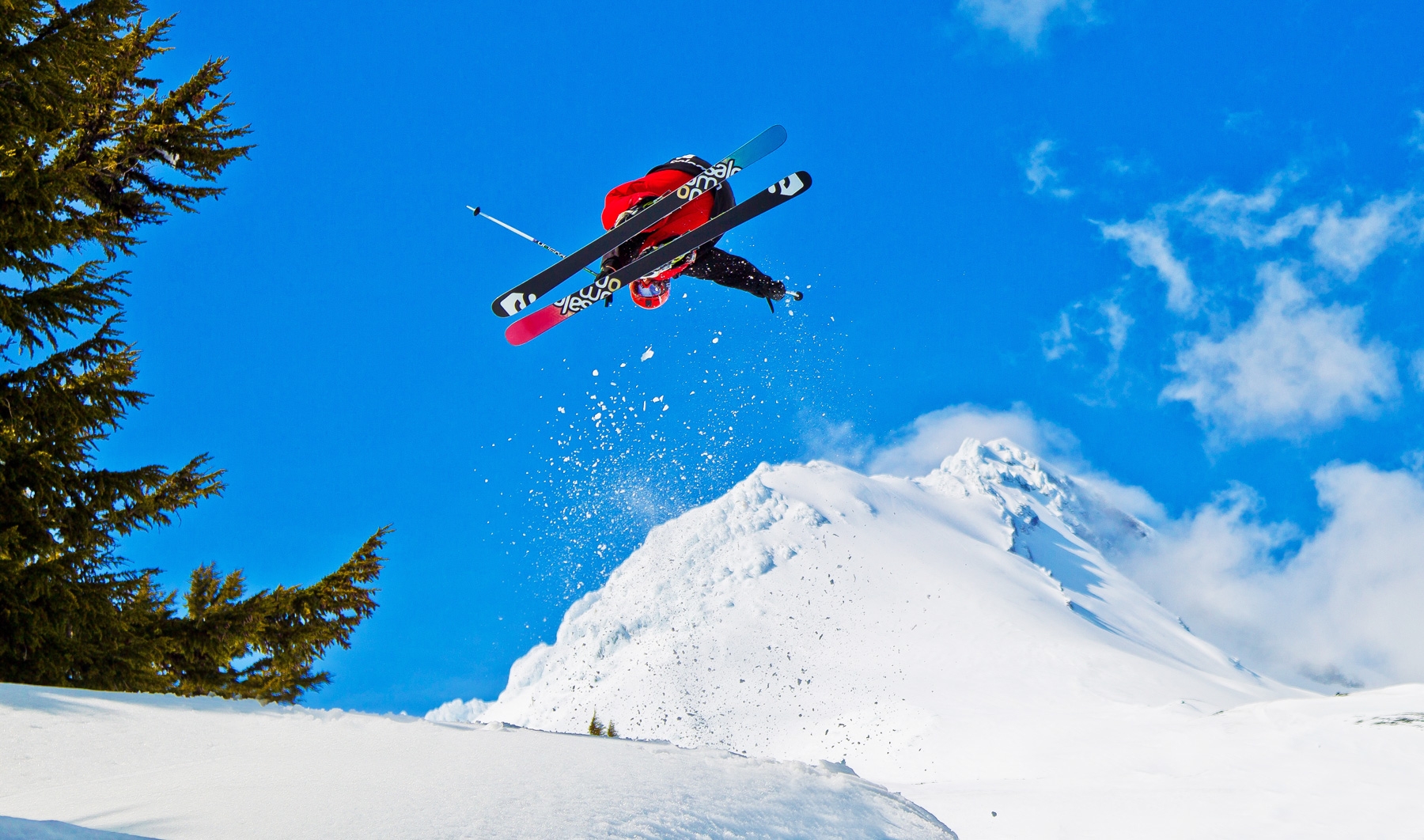 Hopefully I'll put down a few corks and inverted tricks into deep pow like this come winter