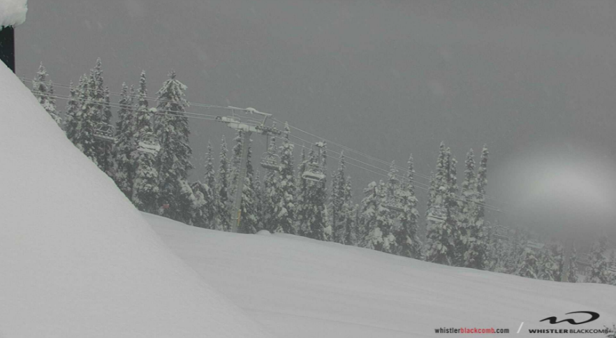 Blackcomb today at 9am.