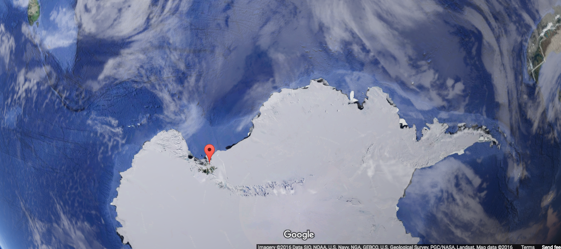 Map showing location of the Ross Archipelago. 