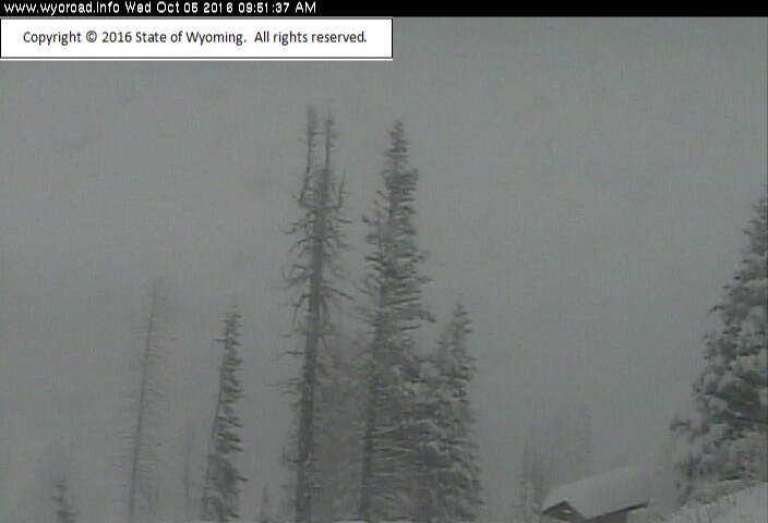WY 22 - Teton Pass - today.