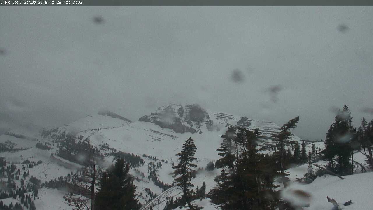 Cody Bowl at Jackson Hole, WY at 10am today. image: jackson hole
