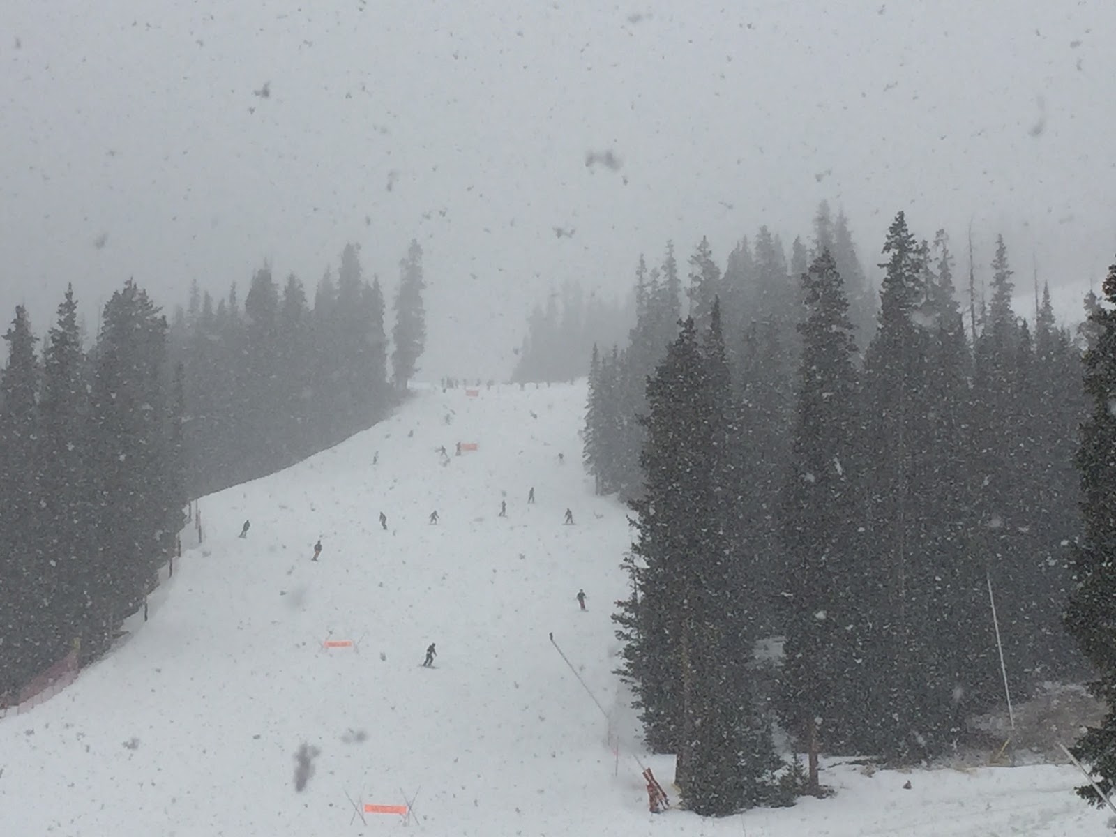 SNOWING at A Basin on Saturday, November 5th, 2016! PC: Arapahoe Basin Facebook Page
