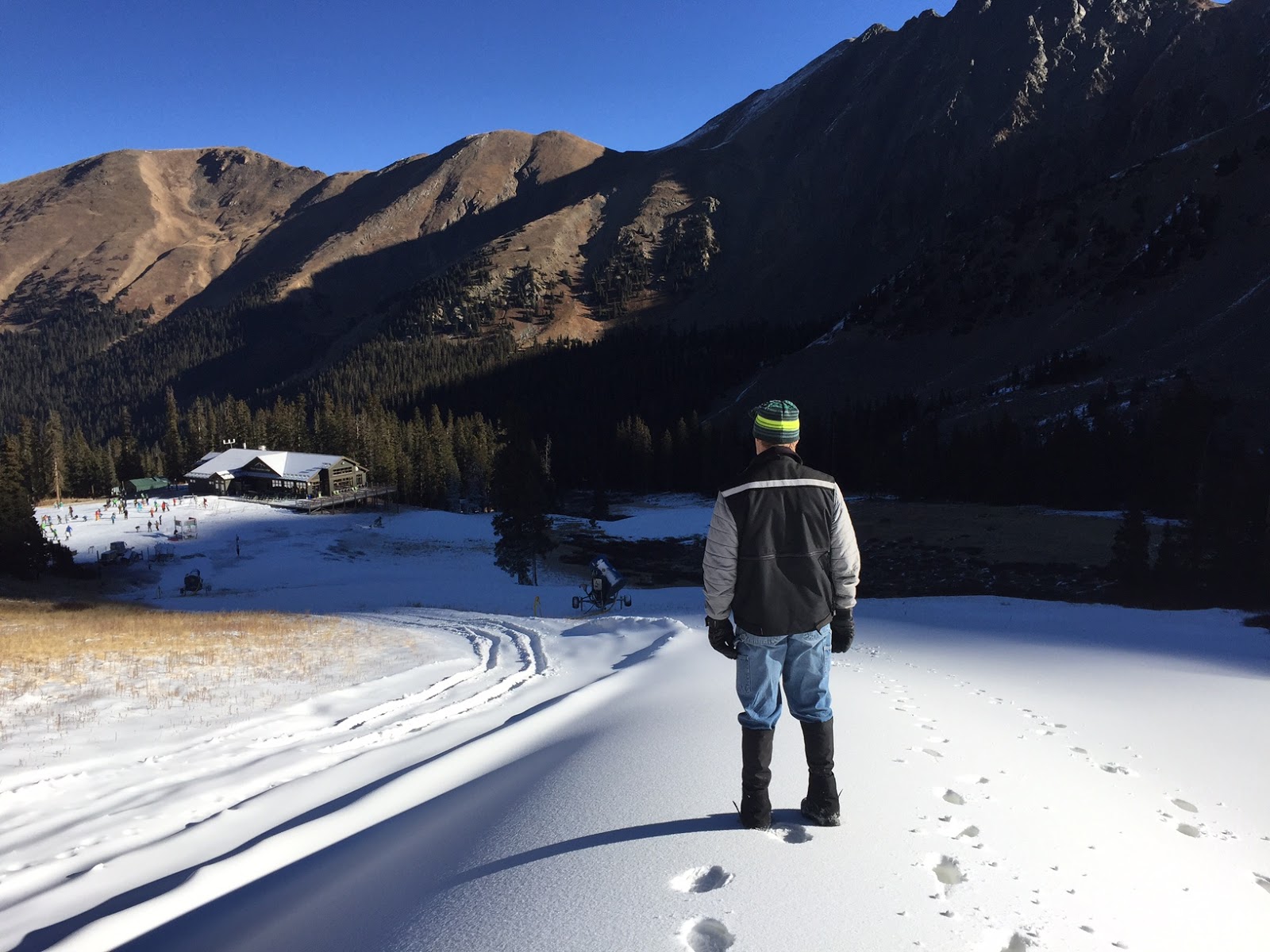 Arapahoe Basin is working to open the upper mountain as you can tell from conditions on 11/12/2016! PC: Arapahoe Basin Facebook Page