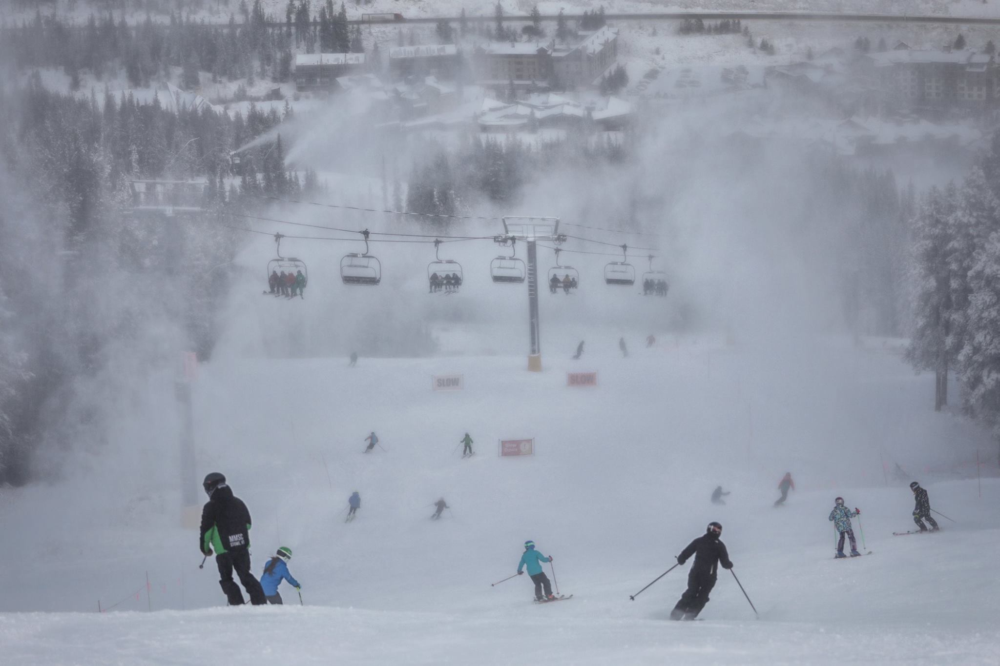 Snowmaking is ON! PC: Copper Mountain Facebook Page
