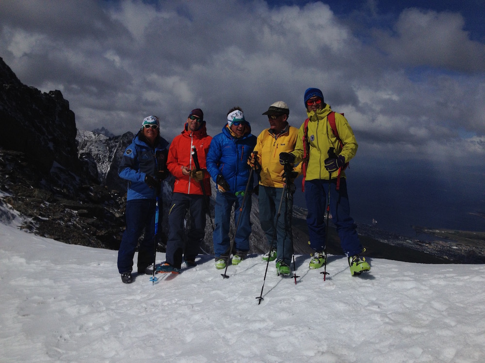 Marcial Glacier, Ushuaia, Argentina yesterday. photo: snowbrains