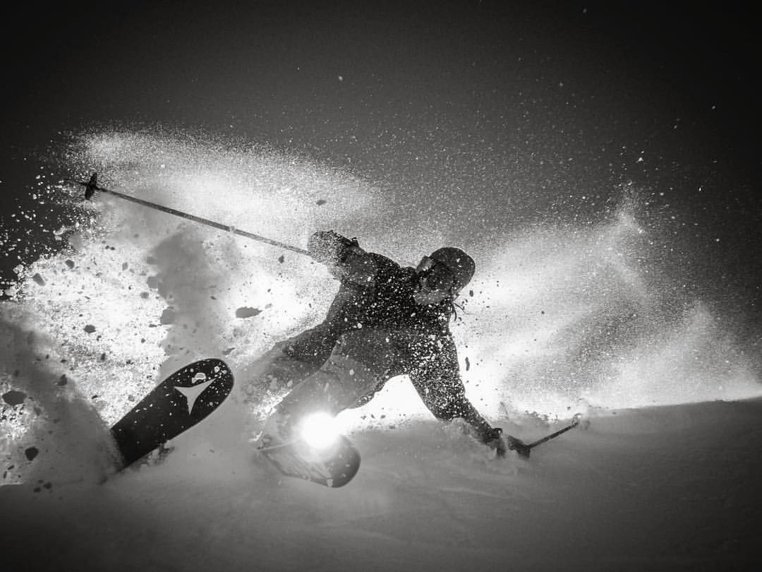Chris Benchetler at Mammoth Mountain this weekend! PC: Mammoth Mountain Facebook Page
