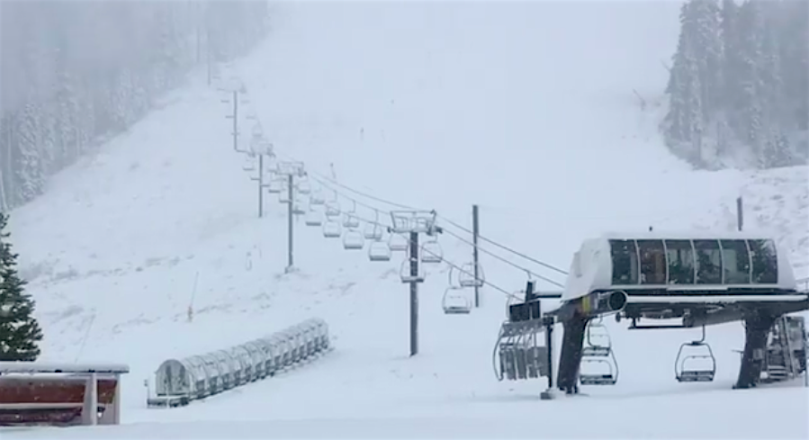 Squaw Valley, CA yesterday. image: squaw