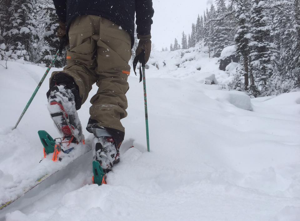 Touring at Sunshine Village yesterday! PC: Sunshine Village Facebook Page