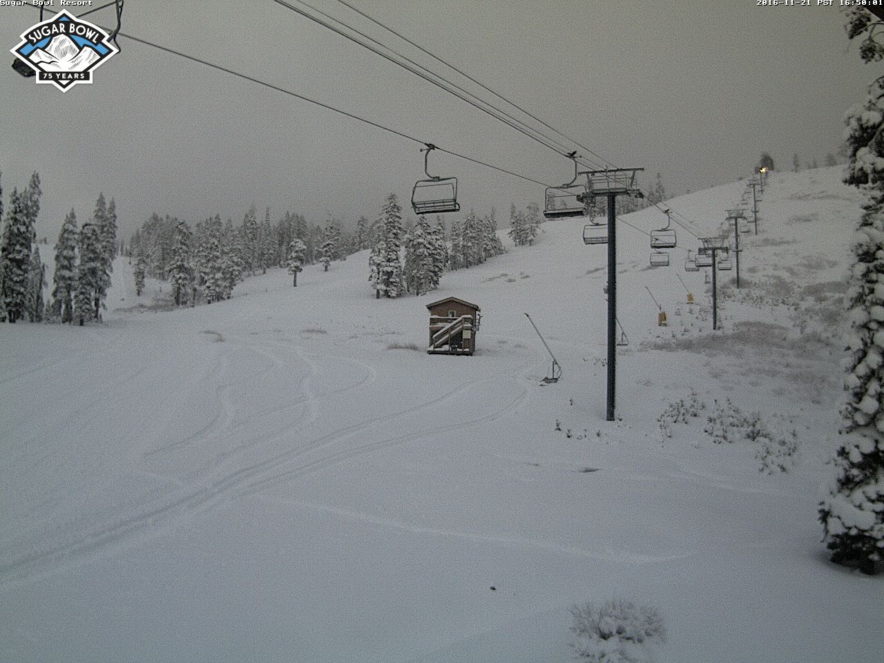 Race area at Sugar Bowl today.