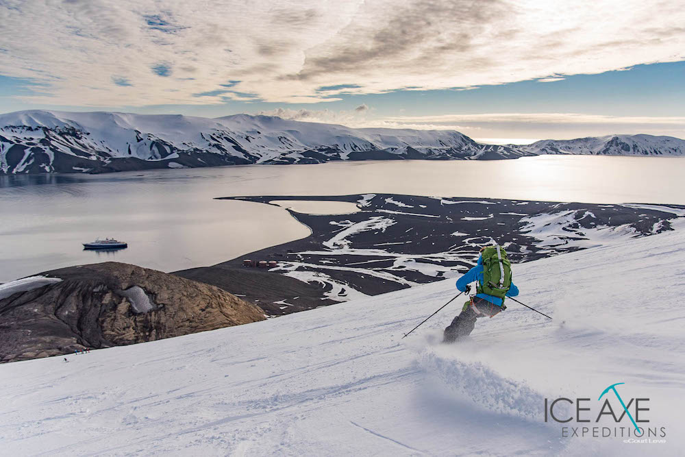 Deception Island. image: Court Leve/Ice Axe Expeditions 
