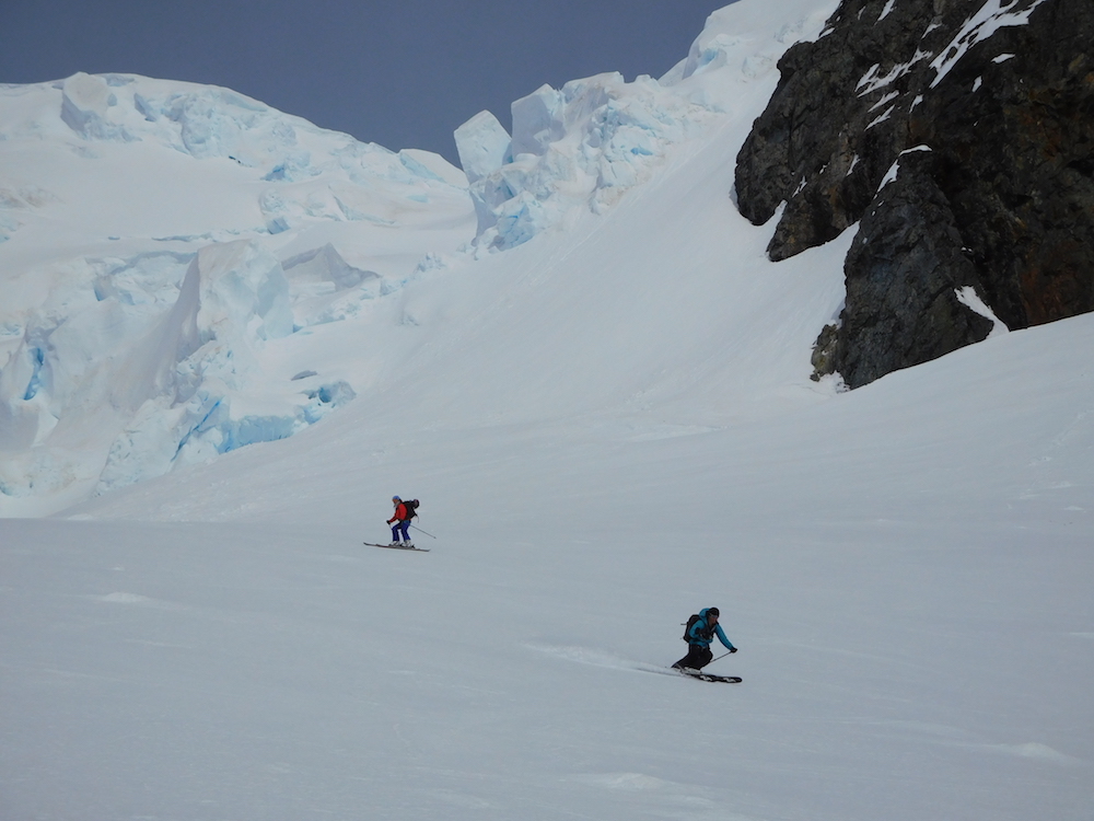 Theresa and her perfect form on Ronge Island . image: miles clark
