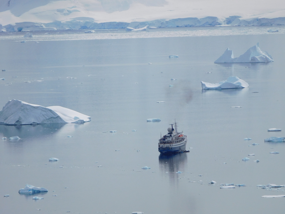 The 333-foot Sea Adventurer. image: miles clark
