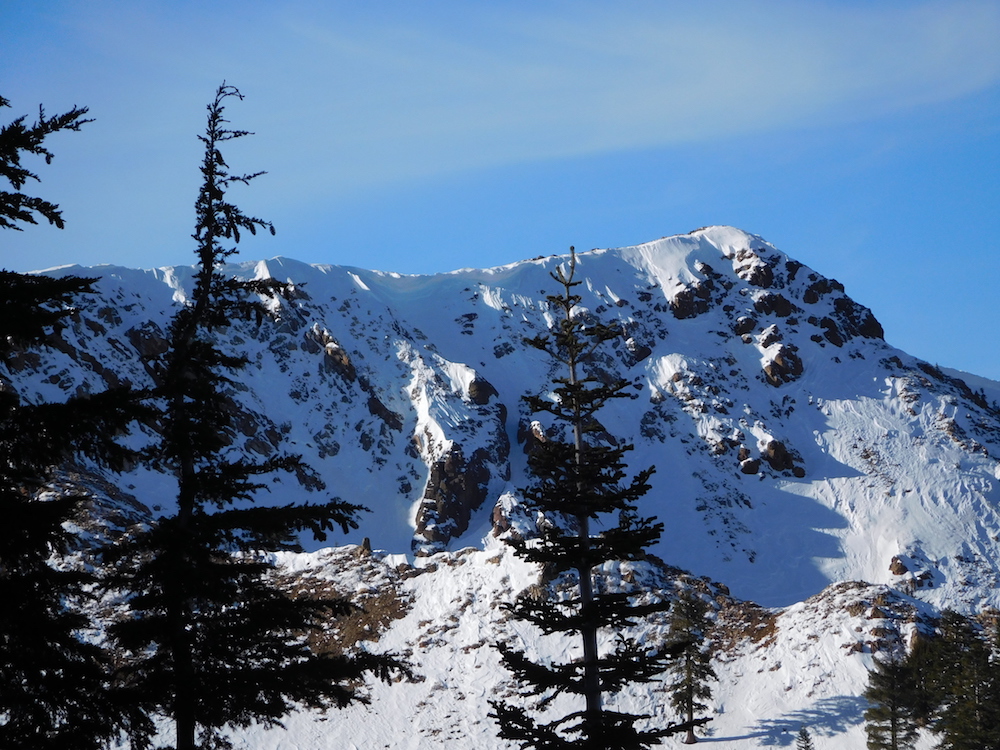 Wolverine Bowl at Alpine yesterday. image: snowbrains