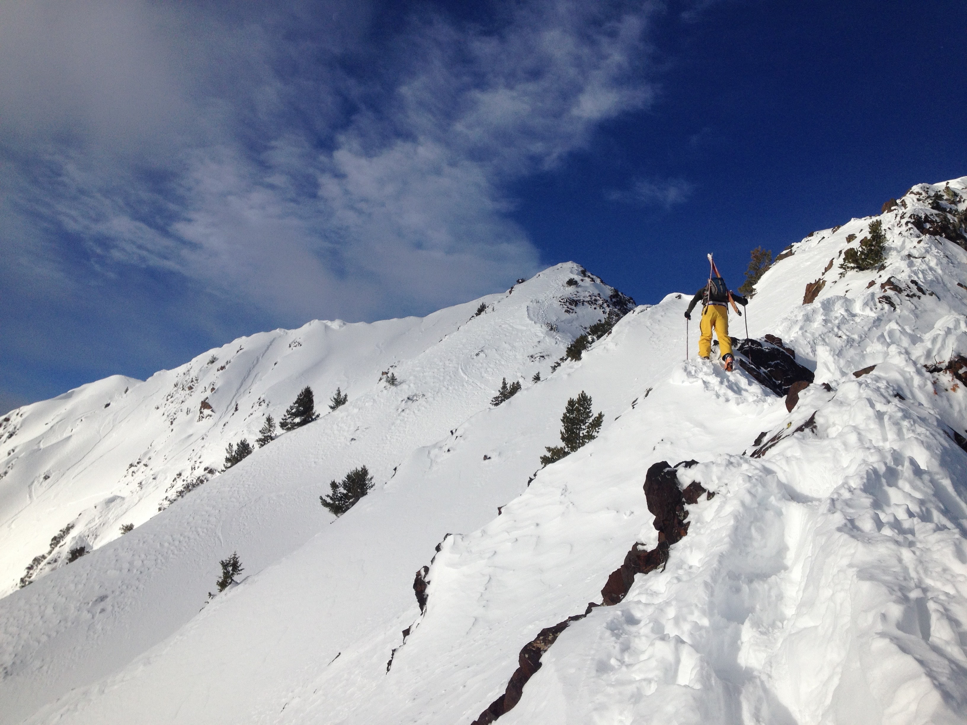 Big John storming the ridge.