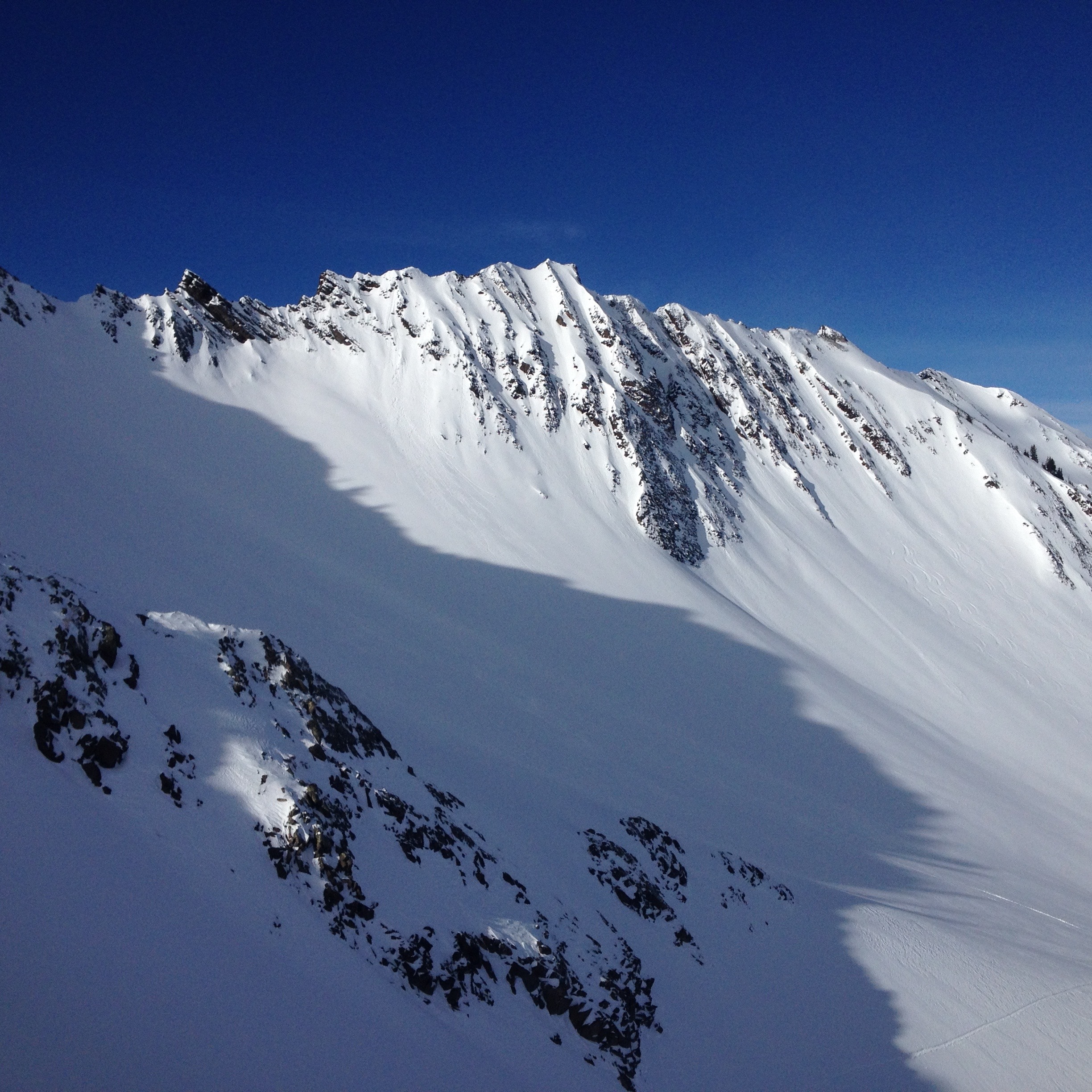Gorgeous lines abound on the north side.