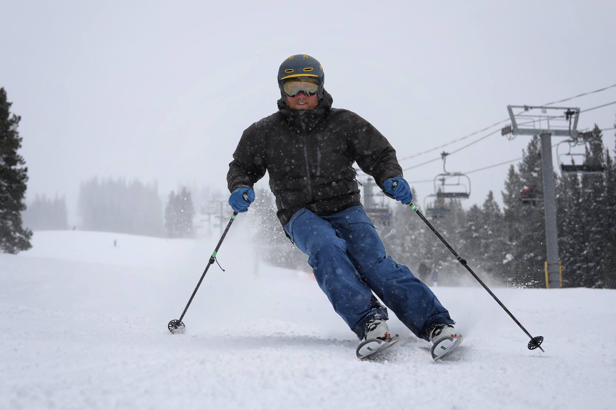 Snowing at Copper Mountain today. Image: Copper Mountain Facebook Page