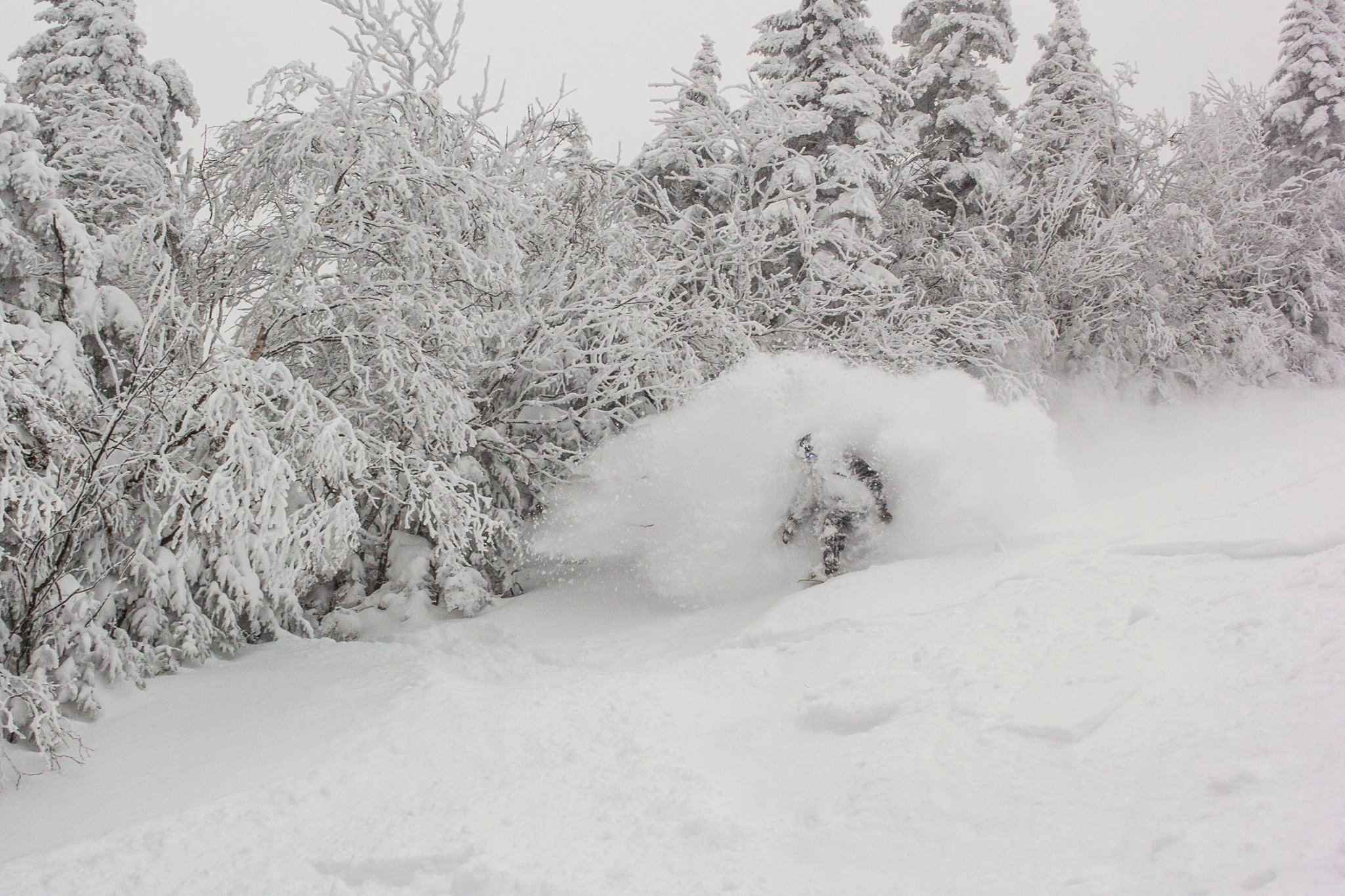Look for turns like this at Jay Peak late this week. Image: Jay Peak Facebook Page