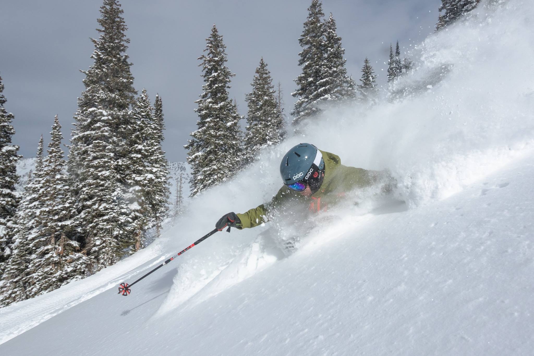 Snowbird's tram opened up and it was full of FACESHOTS! PC: Matt Crawley