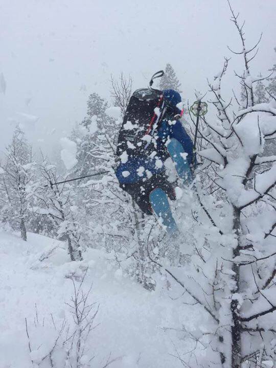 Willie Colt getting airborne today in North Lake Tahoe. photo: jason smith