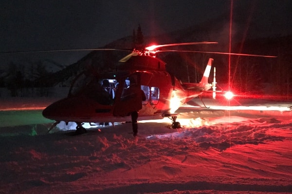 Jeremey Jones life flight. image: gofundme.com