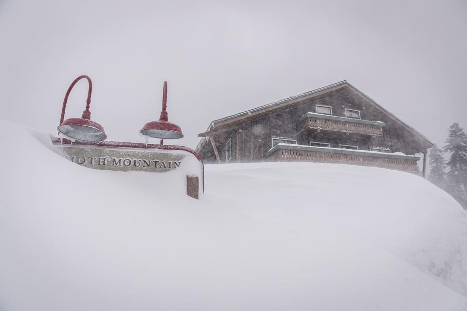 Mammoth is getting POUNDED. Image: Mammoth Mountain Today