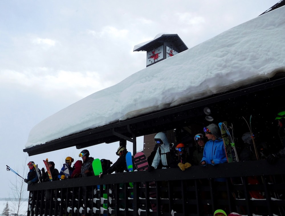 Waiting for the tram today. photo: snowbrains
