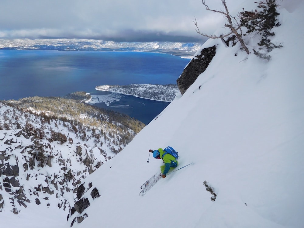 Jamie Blair ripping today. photo: snowbrains