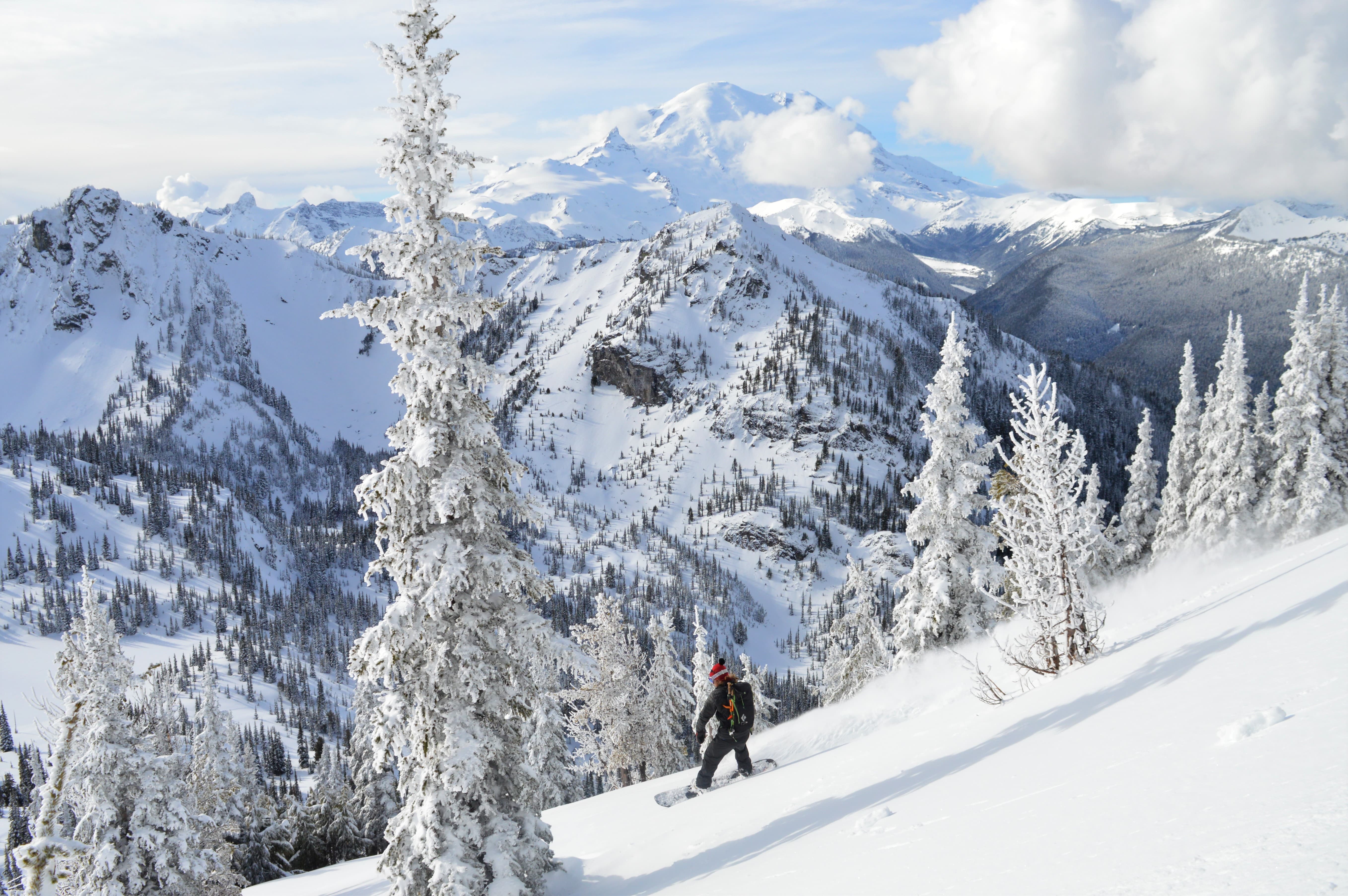 Splitboarding, Rainier, backcountry