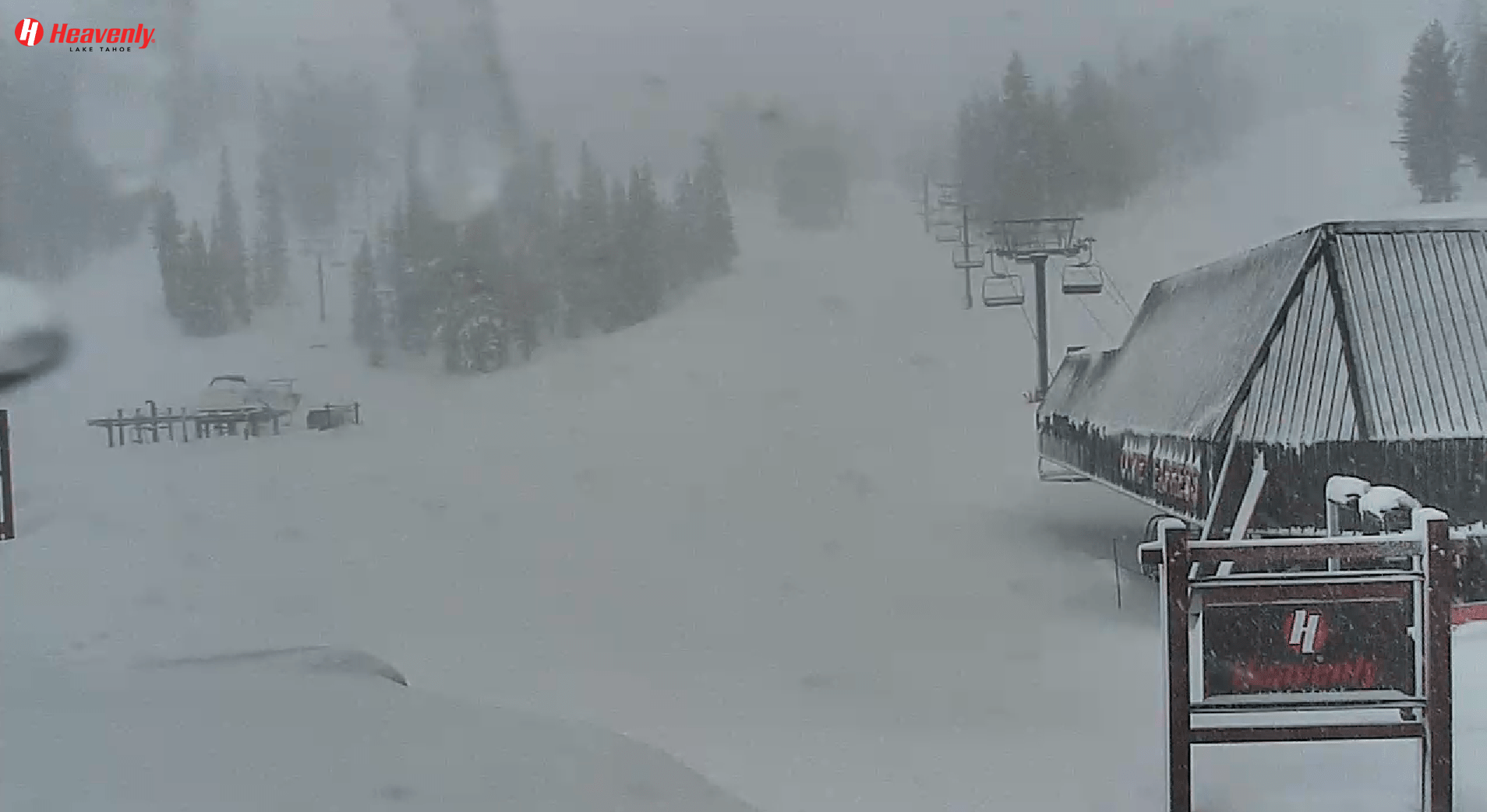Blizzard at Heavenly. Image: Heavenly Mountain Resort