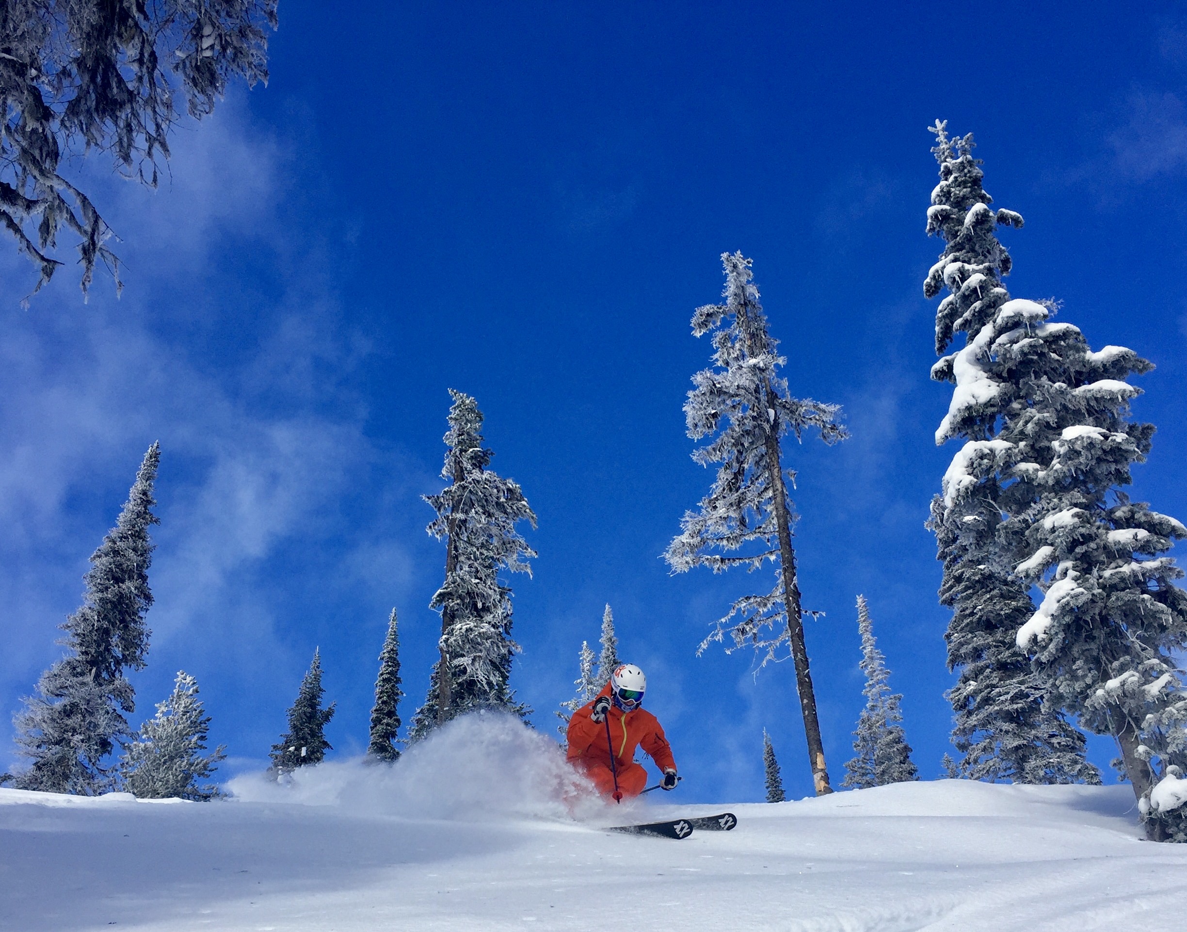 Finding some fresh snow