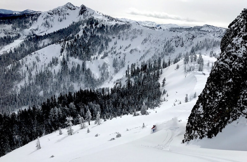 Chuck Patterson ripping today. image: snowbrains