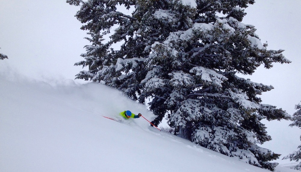 Jamie in the deep. photo: snowbrains: snowbrains
