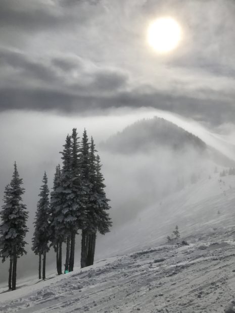 Snow coming in. PC Christy Pelland