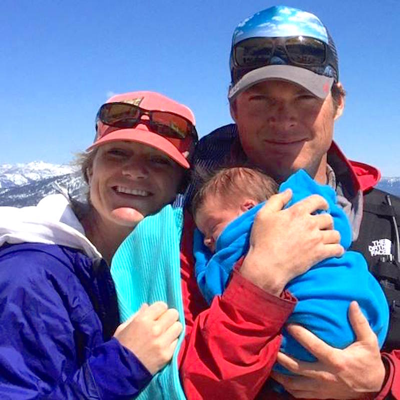 Joseph Kurilo Zuiches, with his wife, Mikki Zuiches, and their 10 month-old son, Cannon, in a recent photo.