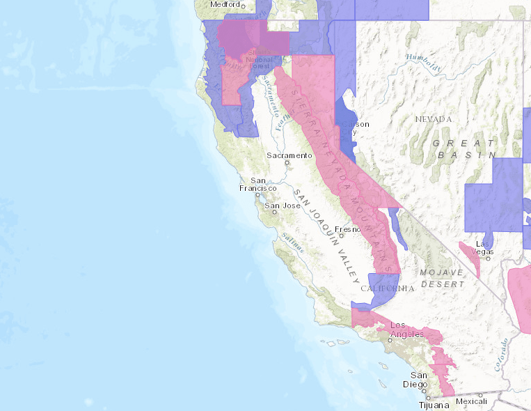 PINK = Winter Storm Warning. image: noaa, today