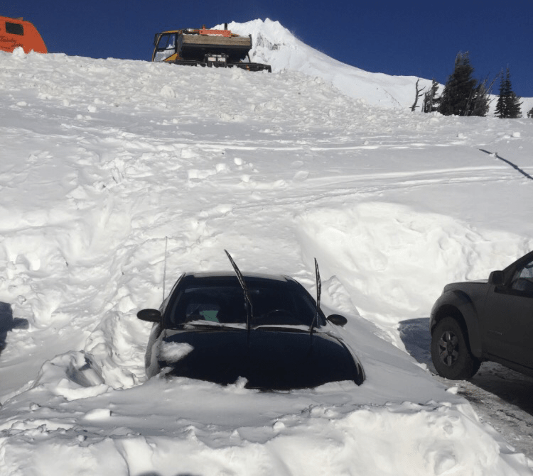 Timberline Lodge, OR this weekend. Image: Timberline Lodge Facebook Page