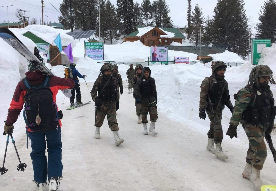 Military in town
