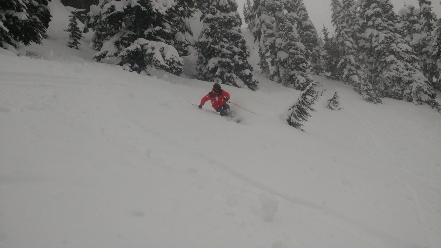 snowing