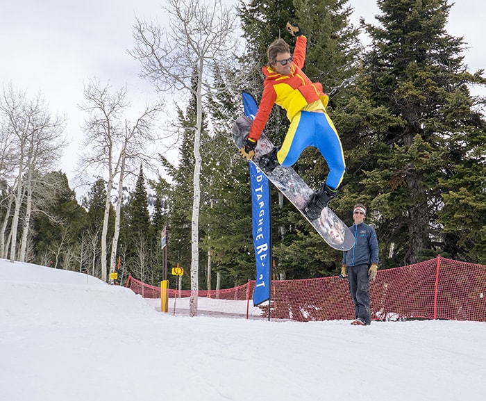 Grand Targhee spring skiiing gaper day