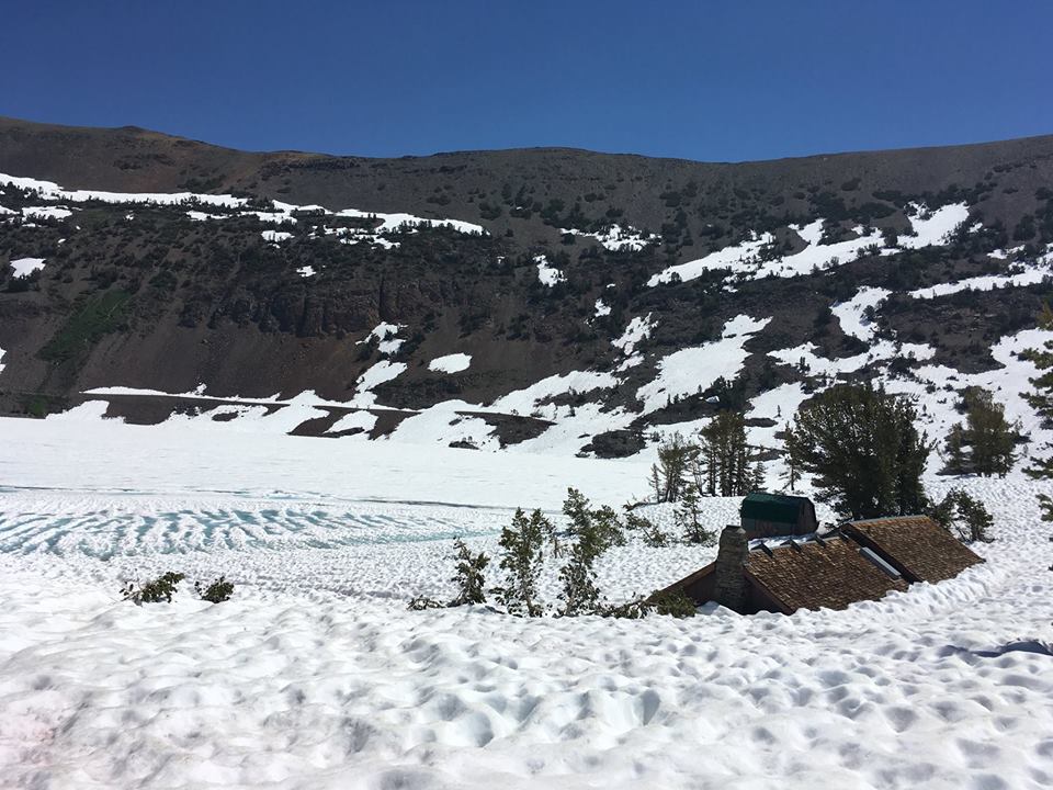 Saddlebag Lake Resort, CA, California, Snow, Buried, General Store