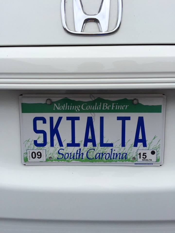 S.C. vanity plate