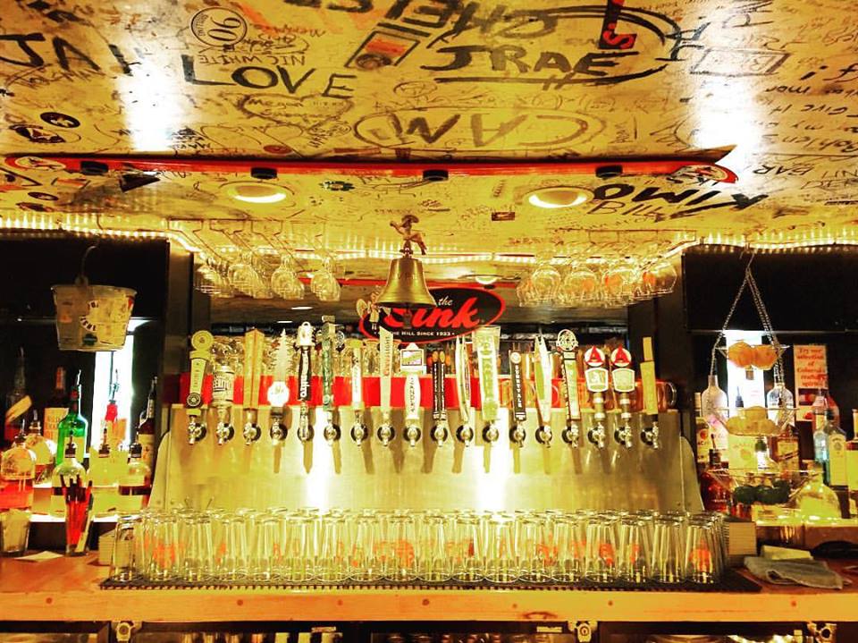 The bar at The Sink in Boulder, CO.